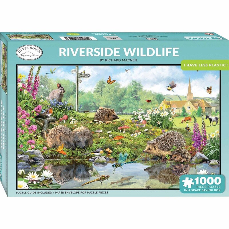 Riverside wildlife Otter House 1000 stukjes puzzel