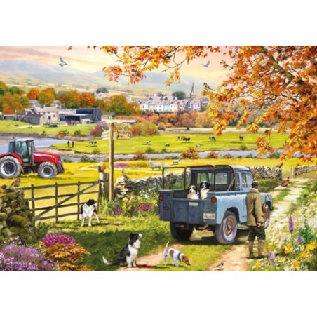 Countryside morning Otter House 1000 stukjes puzzel