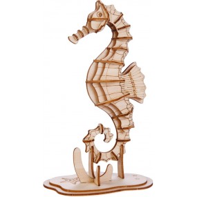 Zeepaardje 3D Houten Puzzel, Kikkerland