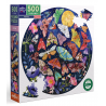 Moths, Eeboo 500XL stukjes  ronde puzzel