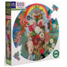 Theatre of Flowers Eeboo 500XL stukjes  ronde puzzel