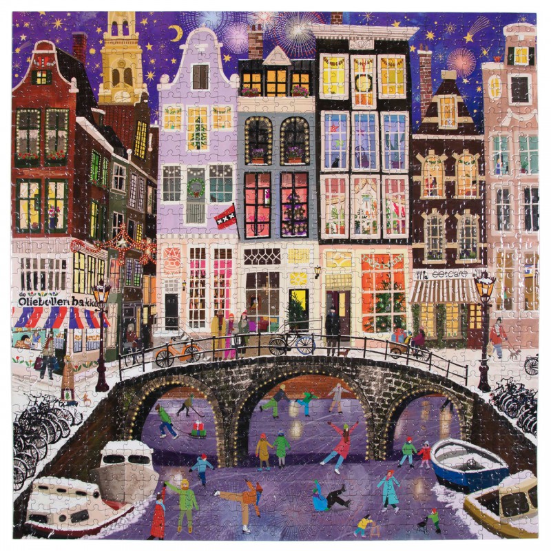 Magical Amsterdam Eeboo 1000 stukjes  puzzel