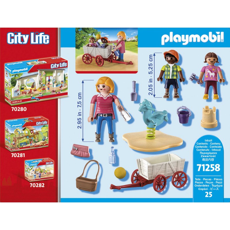 Playmobil 71258 Starter-pack opvoeder met bolderwagen