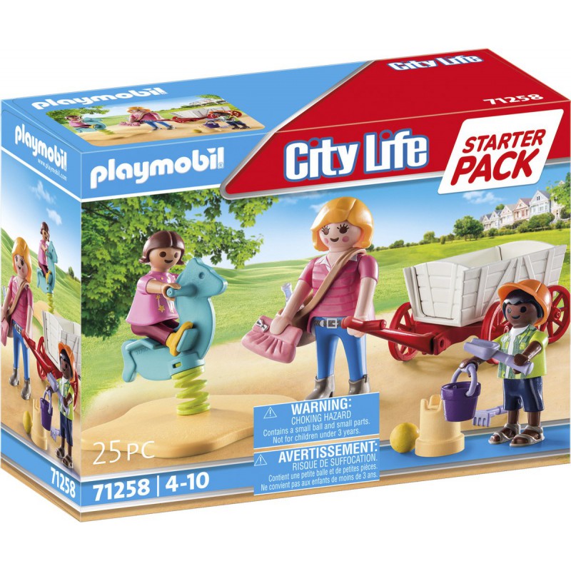 Playmobil 71258 Starter-pack opvoeder met bolderwagen