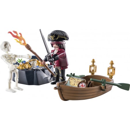 Playmobil-Pirates Starter-pack Piraat met roeiboot 71254