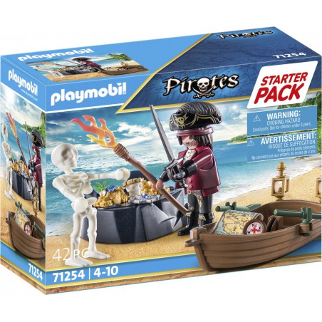 Playmobil-Pirates Starter-pack Piraat met roeiboot 71254