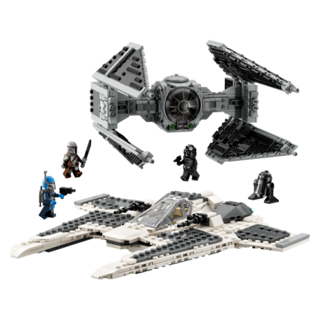 LEGO STAR WARS - 75348 Mandalorian Fang Fighter vs. TIE Interceptor