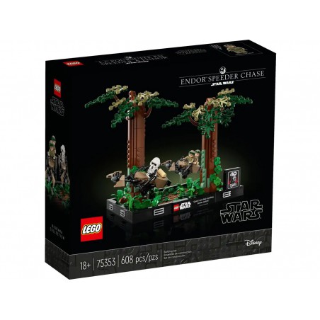 LEGO STAR WARS - 75353 Endor speederachtervolging diorama