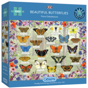 Beautiful Butterflies (1000) Gibsons puzzel