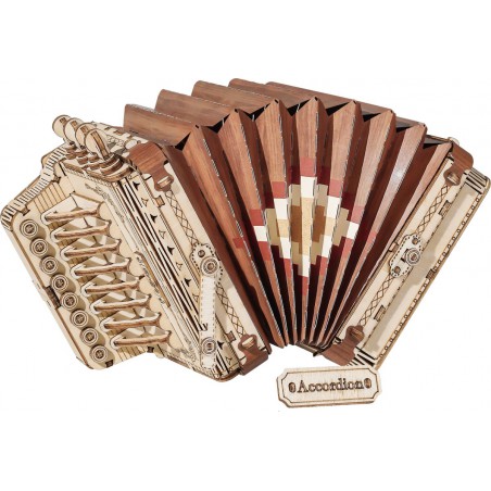 Accordion, Hout 3D puzzel, Rolife