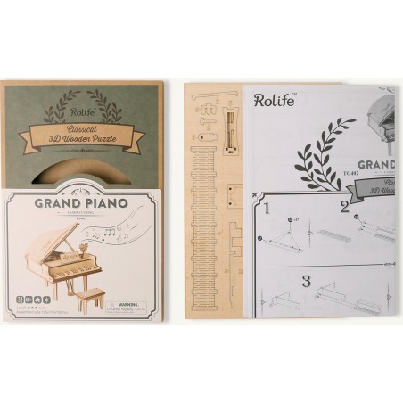 Grand Piano, Hout 3D puzzel, Rolife