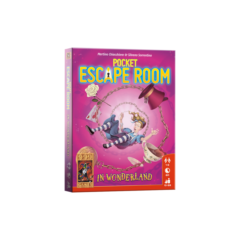Pocket Escape Room - In Wonderland Kaartspel, 999games