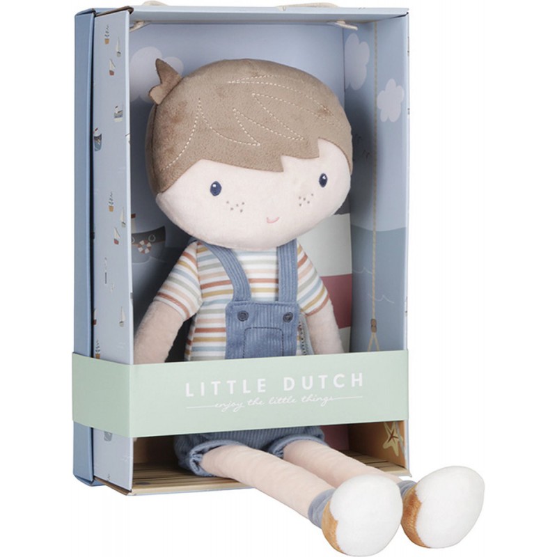 Knuffelpop Jim 50cm - Little Dutch