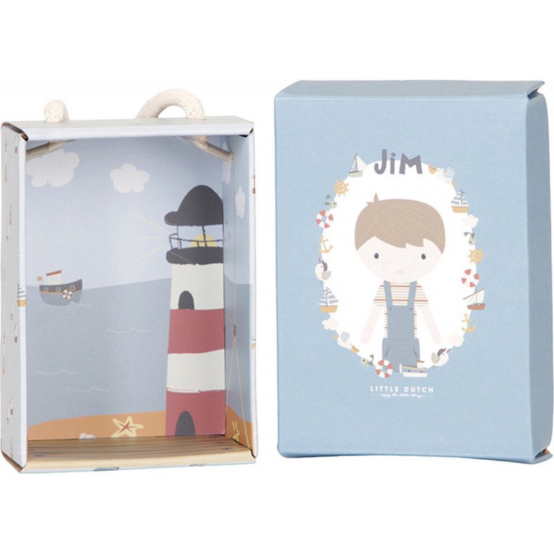 Knuffelpop Jim 10cm - Little Dutch