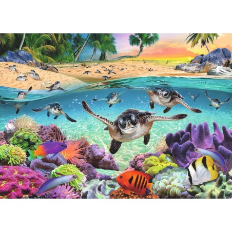 Baby zeeschildpadden 500p XL Ravensburger