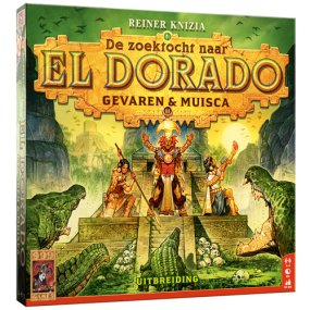 De zoektocht naar El Dorado: Gevaren & Muisca - Bordspel, 999 games