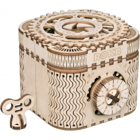 Treasure Box, Houten 3D puzzel, Rokr