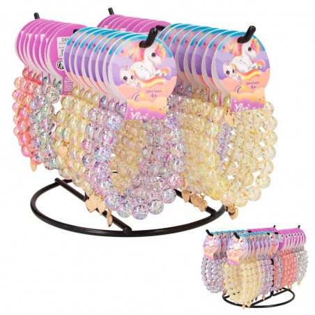 Ylvi Armband met glitterkralen