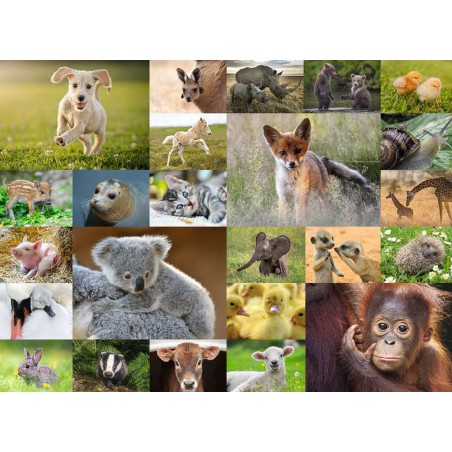 Schattige babydieren kinderpuzzel  200 XXL stukjes Ravensburger