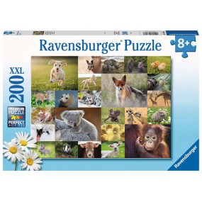 Schattige babydieren kinderpuzzel  200 XXL stukjes Ravensburger