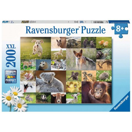 Schattige babydieren kinderpuzzel  200 XXL stukjes Ravensburger