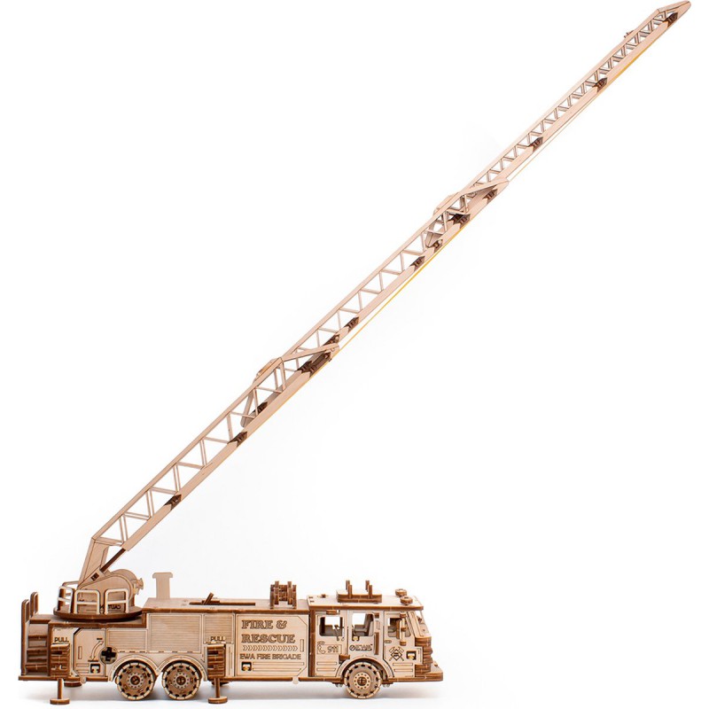 Brandweerwagen, Houten 3D Puzzel, EWA