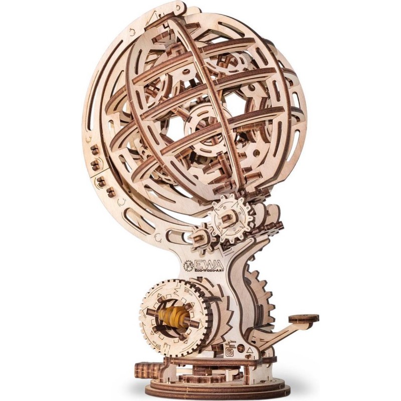 Kinetic Globe, Houten 3D Puzzel, EWA