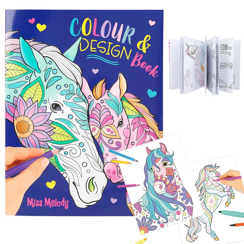Miss Melody Colour & Design book 12452