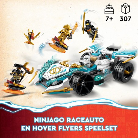 LEGO NINJAGO 71791 Zane's drakenkracht Spinjitzu racewagen