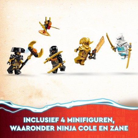 LEGO NINJAGO 71791 Zane's drakenkracht Spinjitzu racewagen