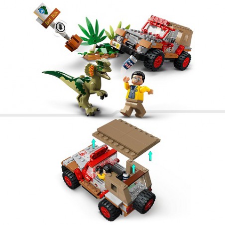 LEGO JURASSIC WORLD -  Dilophosaurus hinderlaag 76958