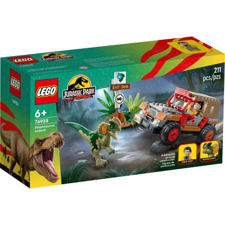 LEGO JURASSIC WORLD -  Dilophosaurus hinderlaag 76958