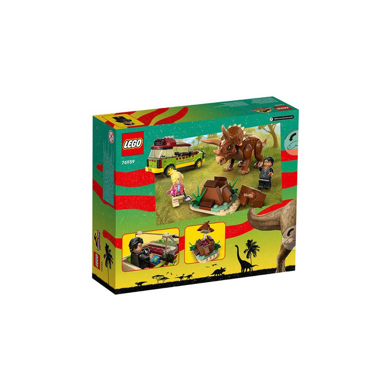LEGO JURASSIC WORLD -  Triceratops onderzoek 76959