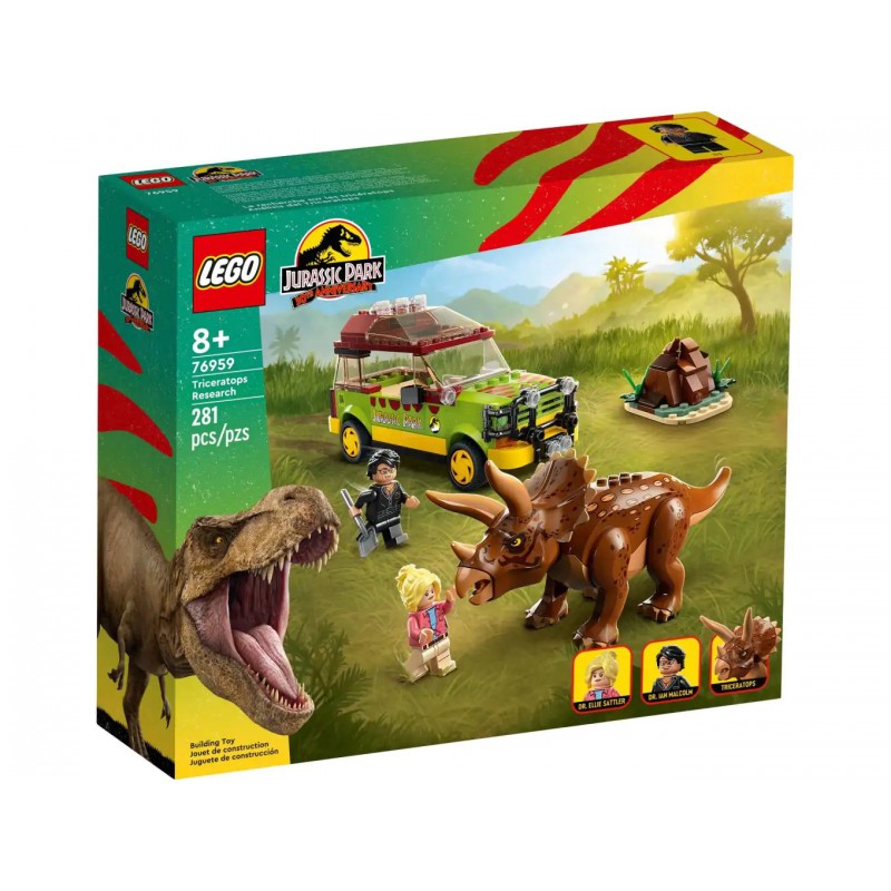 LEGO JURASSIC WORLD -  Triceratops onderzoek 76959
