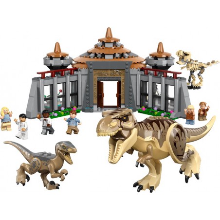 LEGO JURASSIC WORLD -  Bezoekerscentrum: T.rex & Raptor aanval 76961