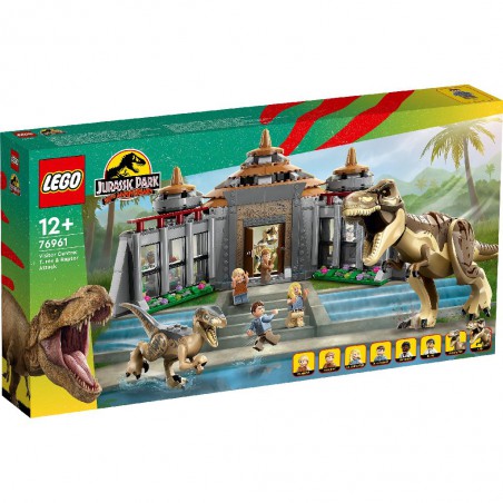 LEGO JURASSIC WORLD -  Bezoekerscentrum: T.rex & Raptor aanval 76961