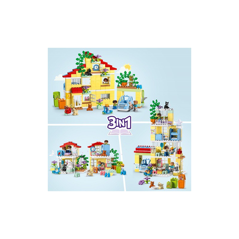 LEGO DUPLO - 10994 3in1 Familiehuisagen