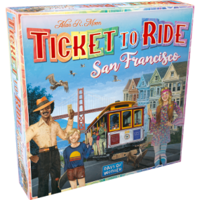 Ticket to ride San Francisco- Bordspel, Asmodee