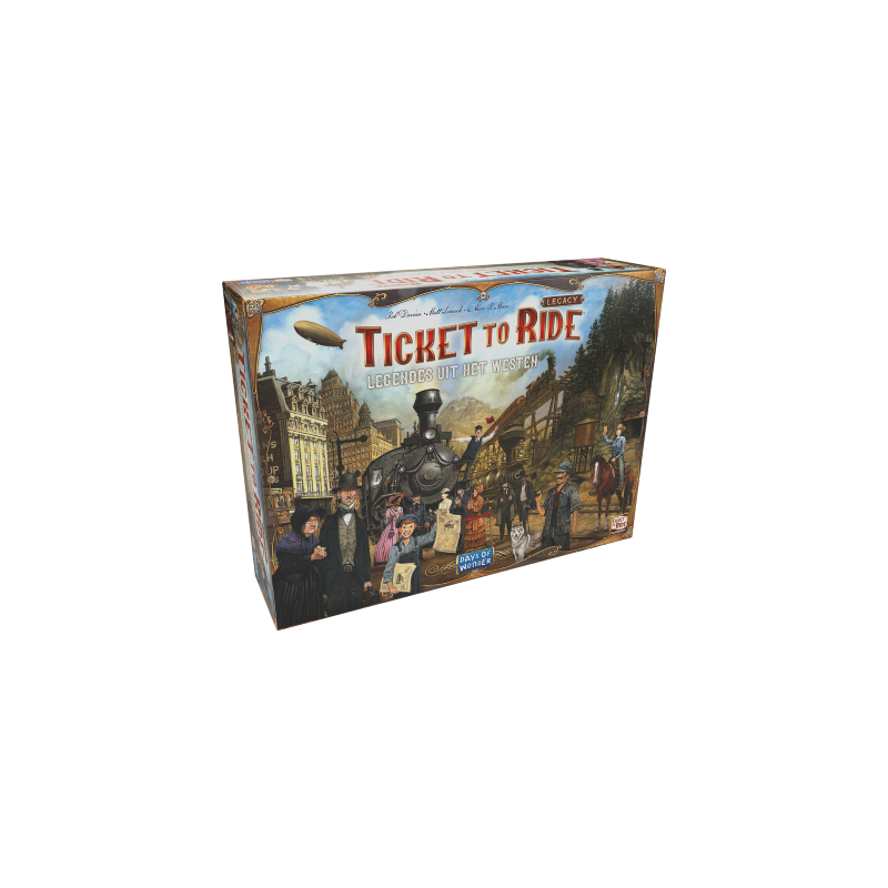 Ticket to Ride Legacy Legendes uit het Westen - Bordspel, Asmodee
