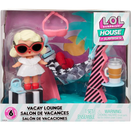 L.O.L. Furniture playset with doll Vacay lounge