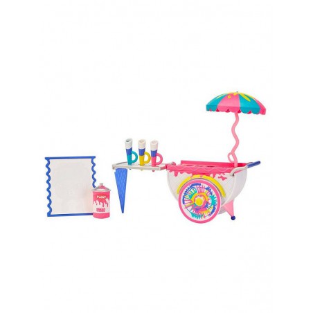 L.O.L. Furniture playset with doll Art cart