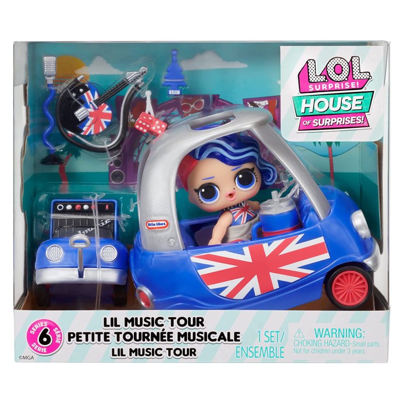 L.O.L. Furniture playset with doll Lil music tour