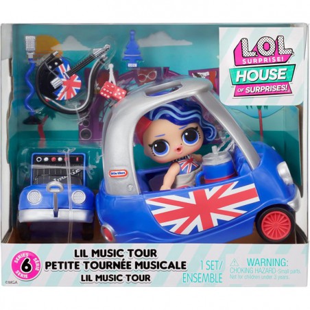 L.O.L. Furniture playset with doll Lil music tour