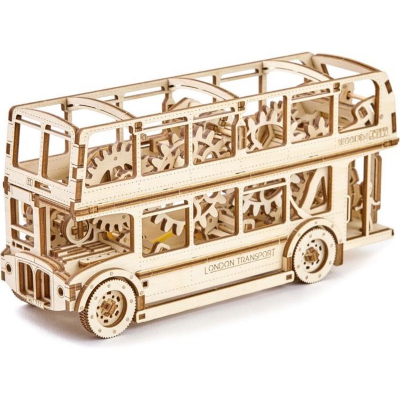 London Bus, Hout 3D puzzel, Wooden city