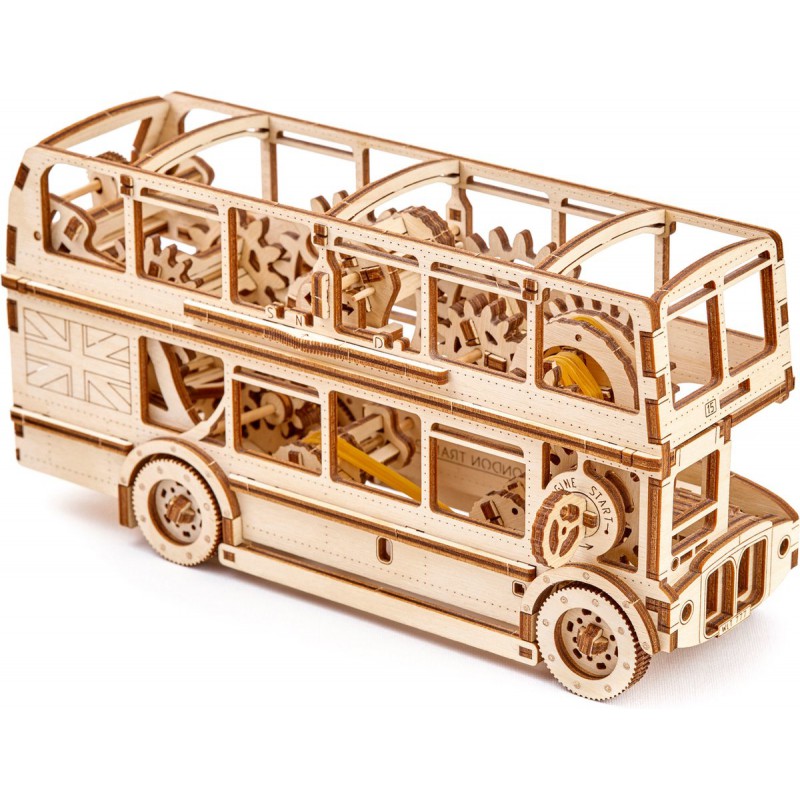 London Bus, Hout 3D puzzel, Wooden city