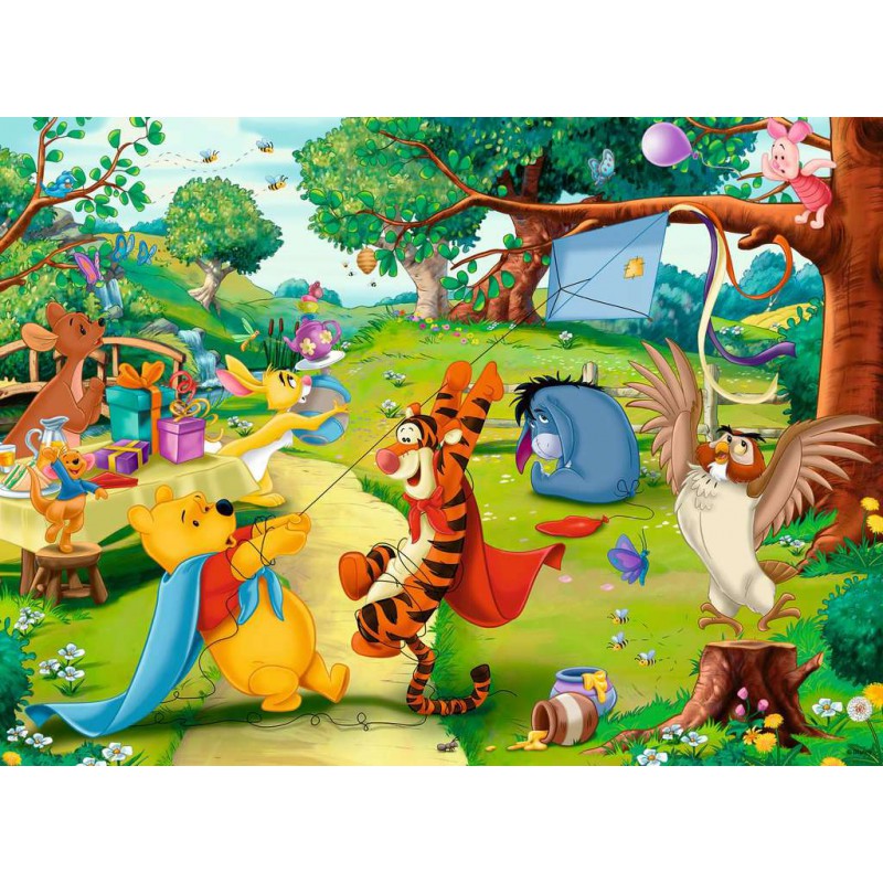Winnie the Pooh, De redding 100p Ravensburger