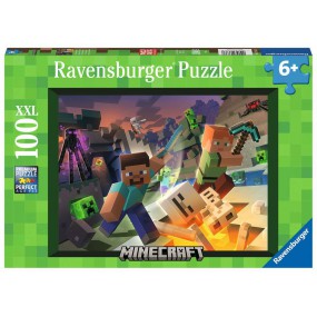 Monsters van Minecraft, 100 stukjes puzzel Ravensburger