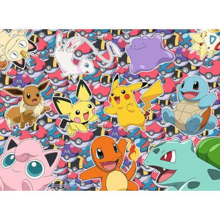 Pokemon, Klaar voor de strijd!, 100 stukjes puzzel Ravensburger