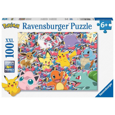 Pokemon, Klaar voor de strijd!, 100 stukjes puzzel Ravensburger