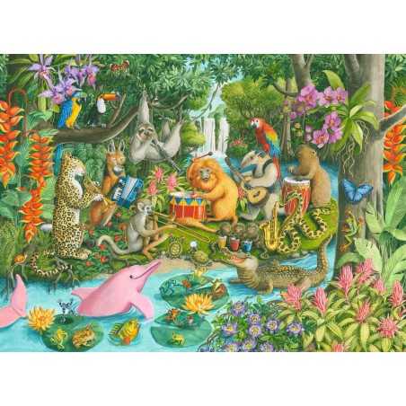 Het jungle orkest 100 stukjes puzzel Ravensburger